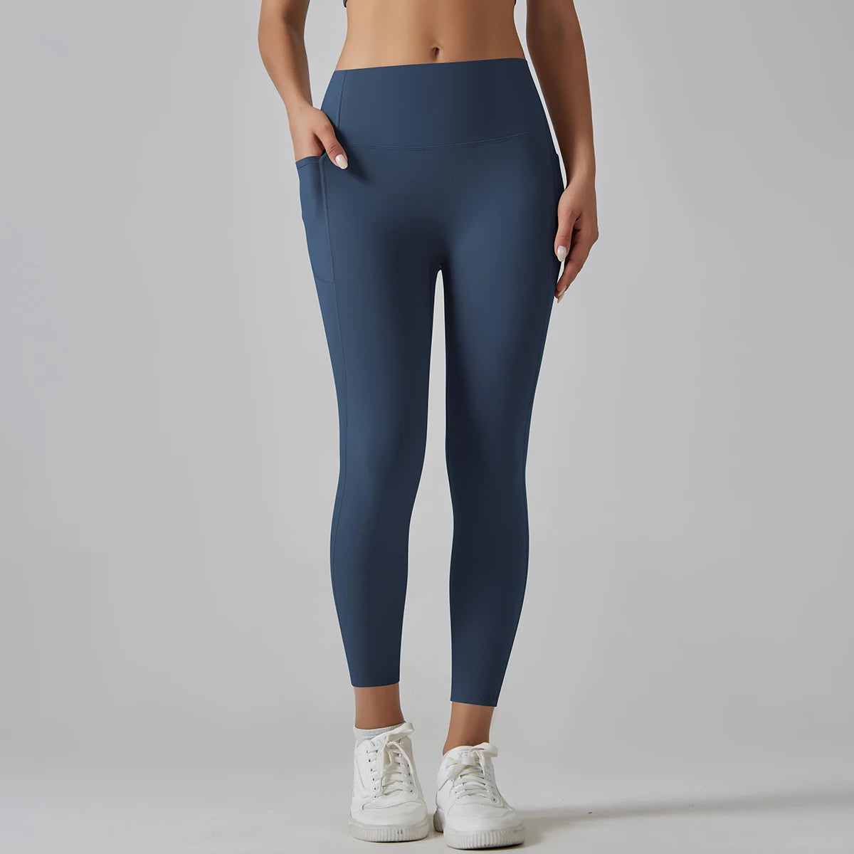 High-Waist Yoga Pants – Breathable Nylon-Spandex, Ankle-Length - Willen