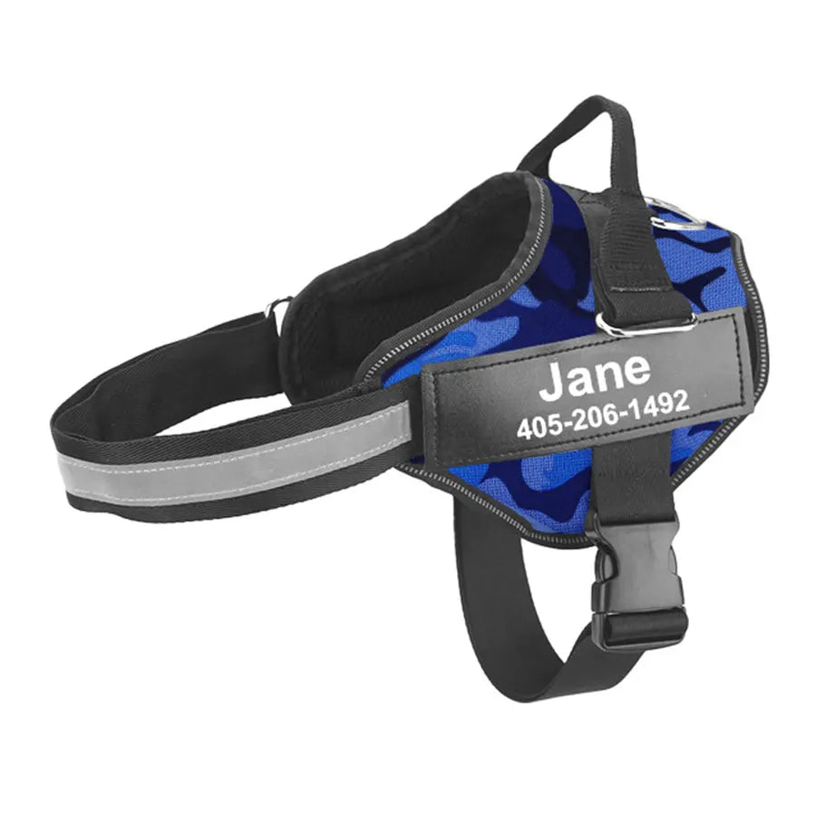 Reflective Dog Harness – Adjustable, Breathable, Padded - Willen