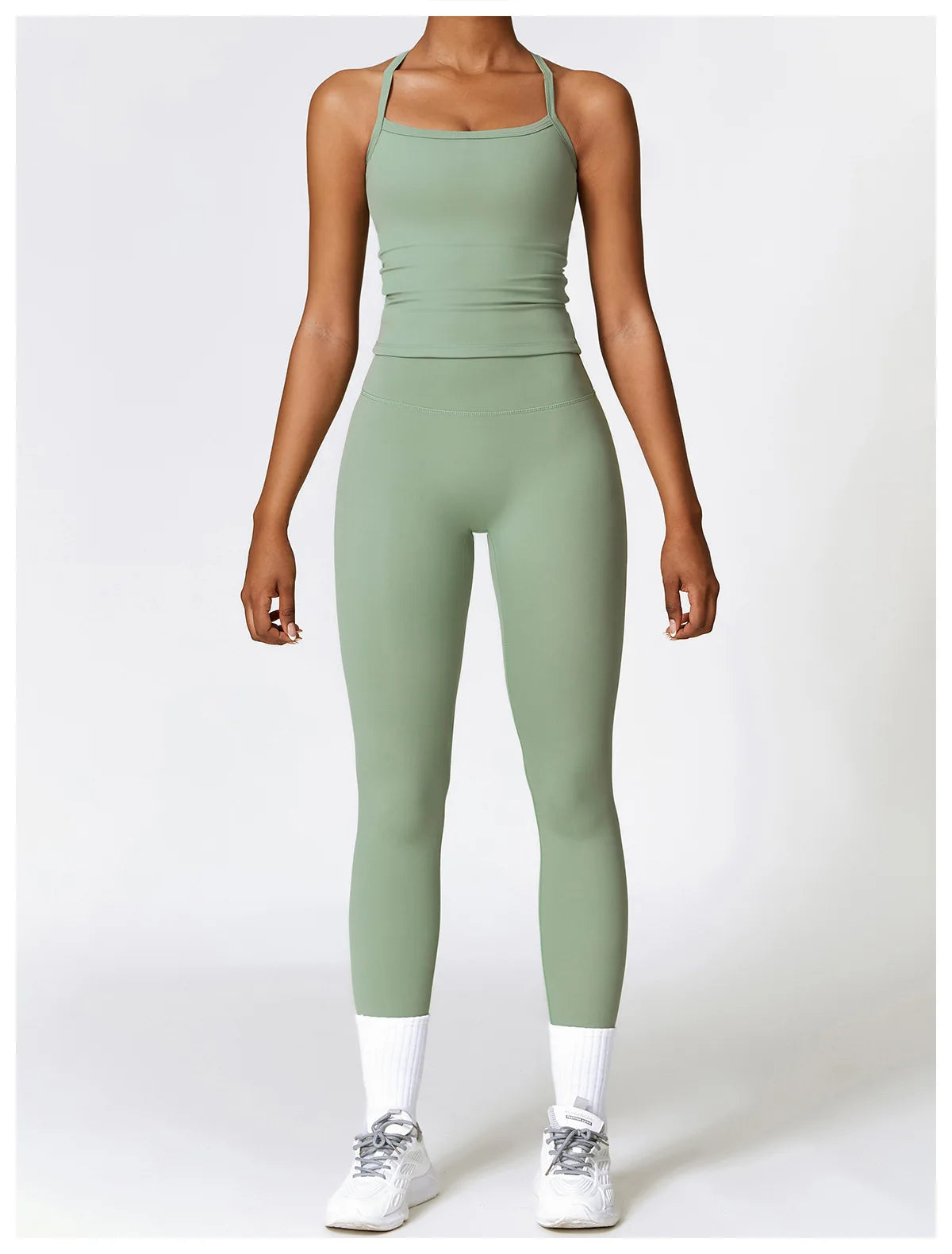 Seamless 2-Piece Yoga & Fitness Set – Nylon, Breathable - Willen