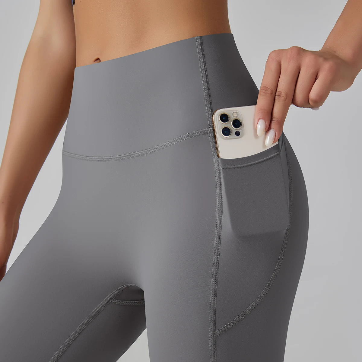 High-Waist Yoga Pants – Breathable Nylon-Spandex, Ankle-Length - Willen