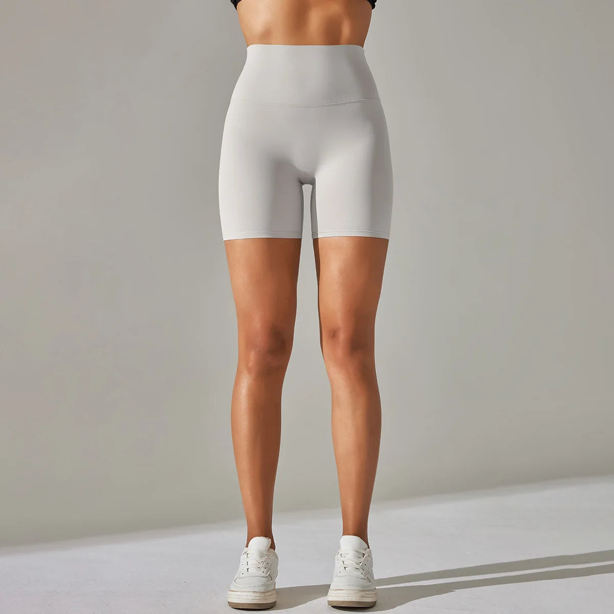 High-Waist Yoga Shorts – Seamless Nylon-Spandex Activewear for Women - Willen