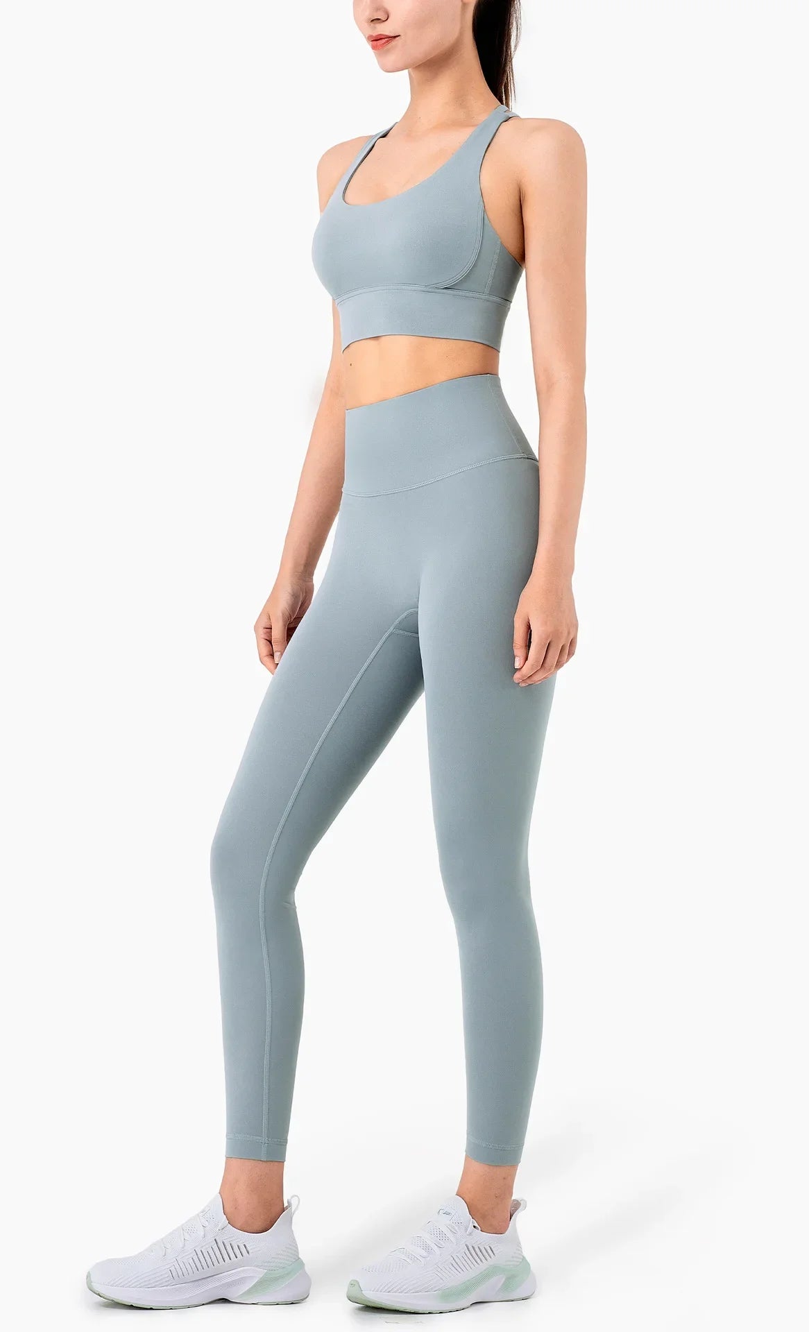 2-Piece Activewear Set – Cross-Back Bra & High-Waist Leggings - Willen