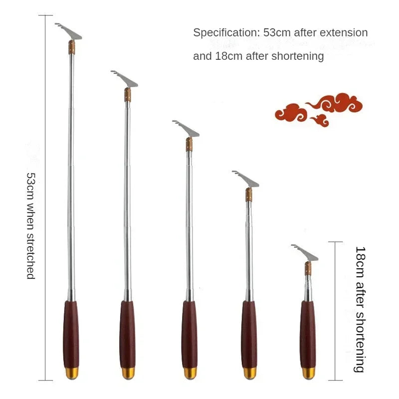 Telescopic Back Scratcher – Extendable with Metal Roller Ball - Willen
