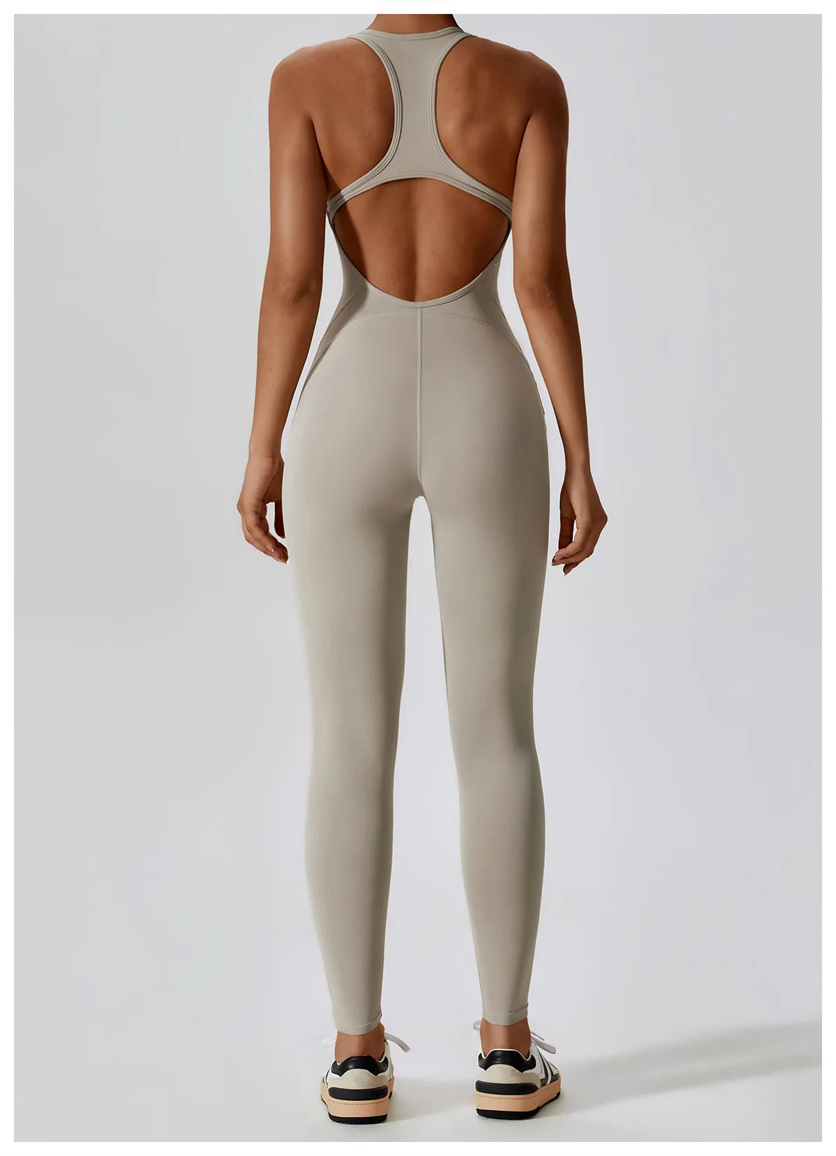 Seamless Workout Bodysuit – Sleeveless, Stretch Nylon-Spandex - Willen
