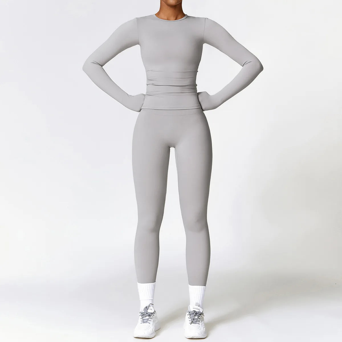 Seamless 2-Piece Yoga & Fitness Set – Nylon, Breathable - Willen