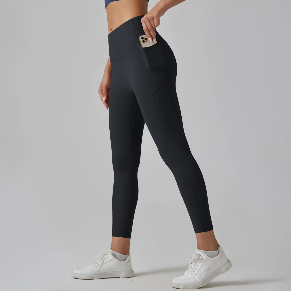 High-Waist Yoga Pants – Breathable Nylon-Spandex, Ankle-Length - Willen