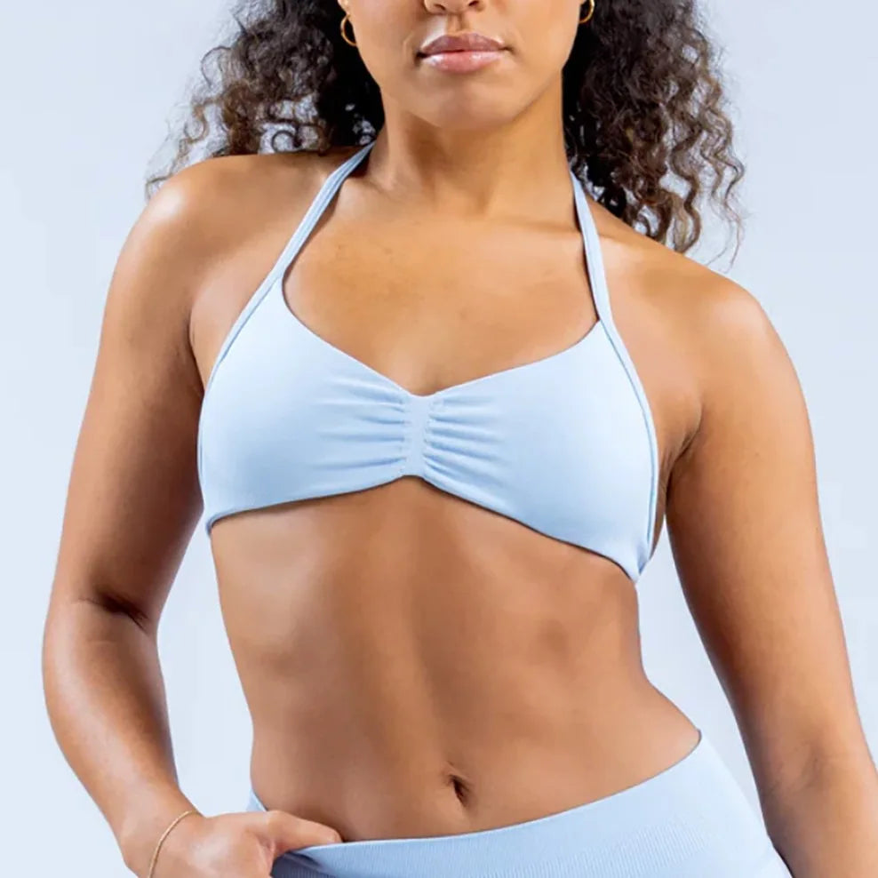 High-Support Strappy Sports Bra – Seamless, Breathable Fit - Willen