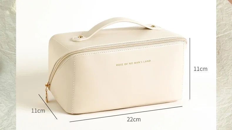 PU Leather Toiletry Bag – Waterproof Shell-Shaped Organizer - Willen
