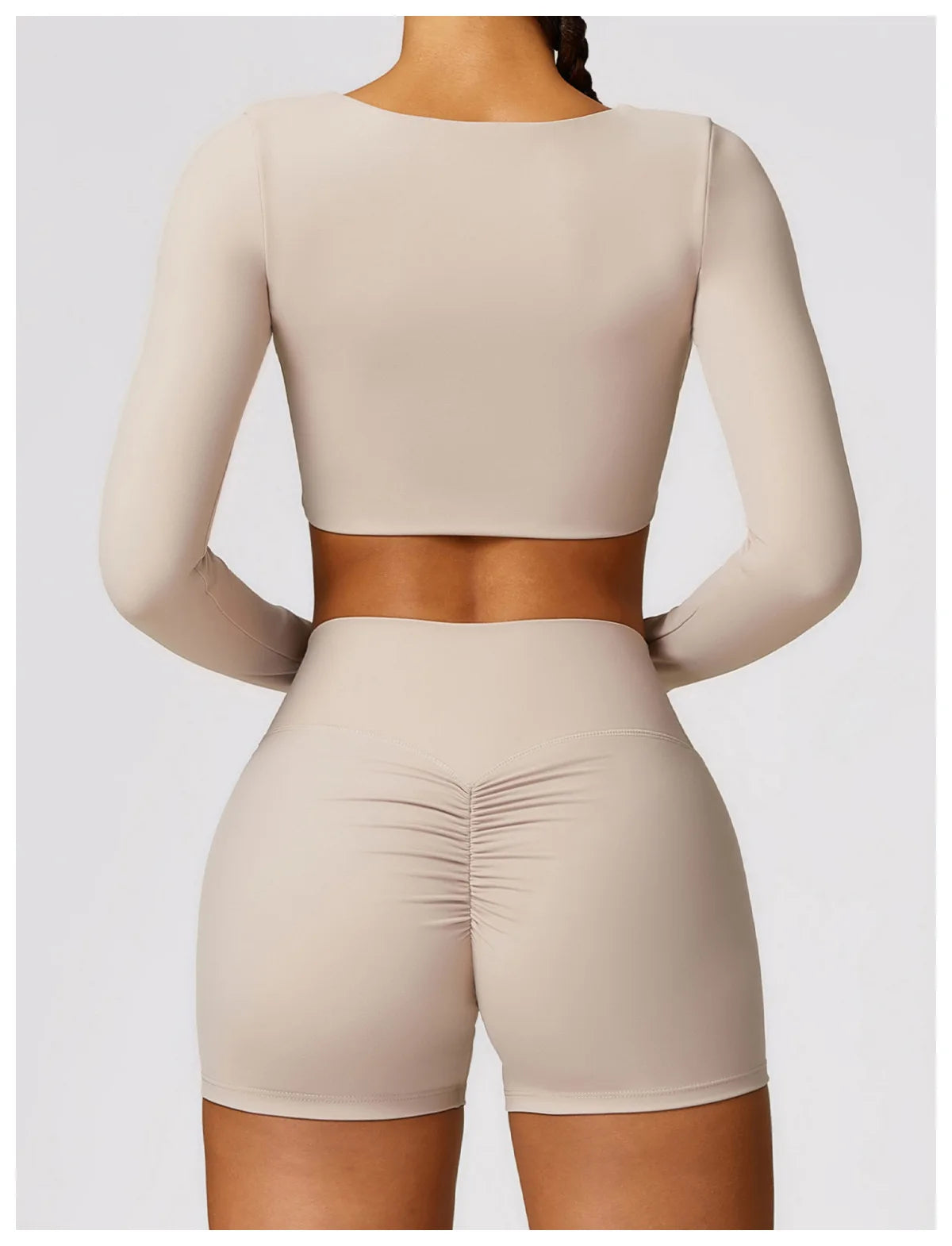 High-Waist Seamless Yoga Shorts – Breathable Stretch Fit for Active Comfort - Willen