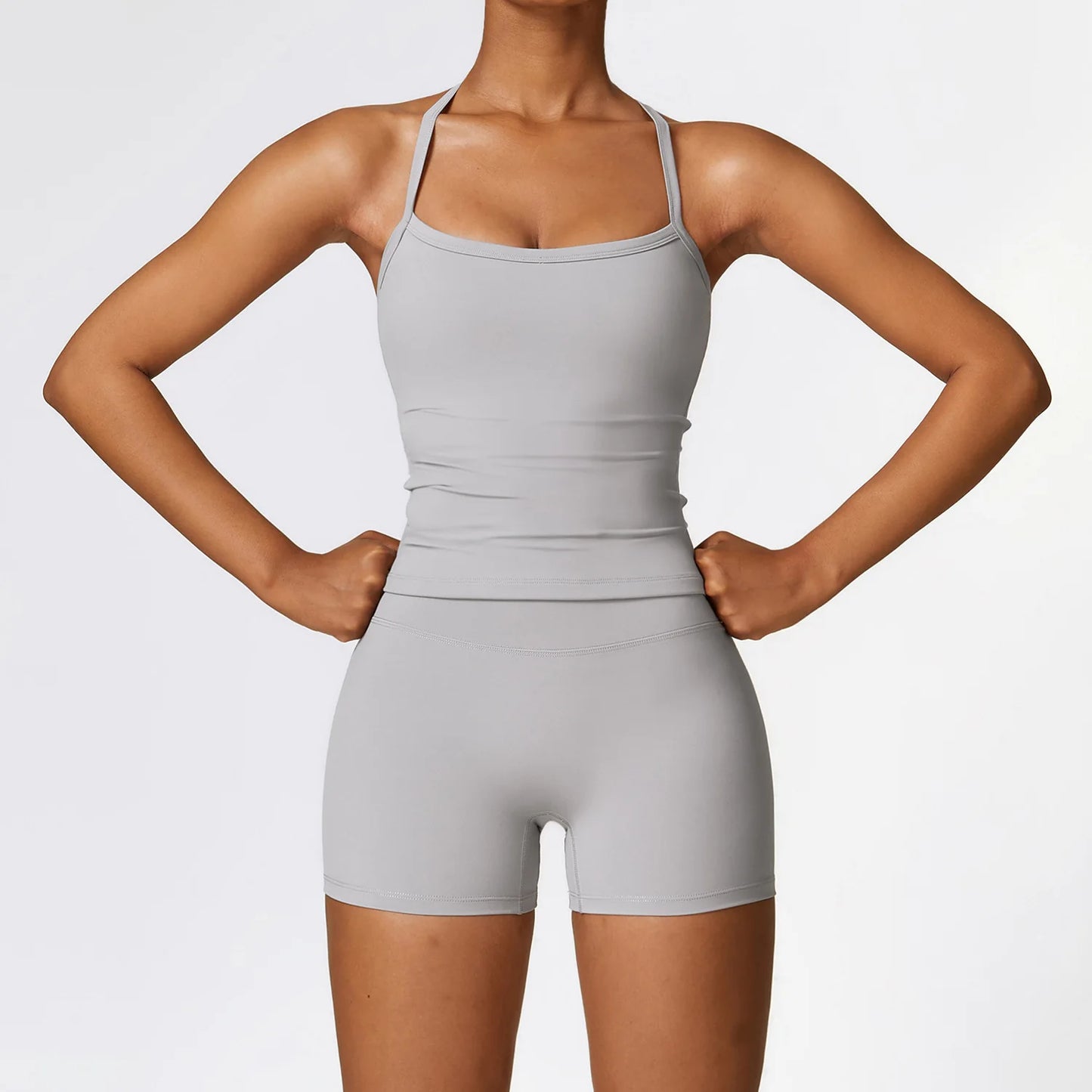 Seamless 2-Piece Yoga & Fitness Set – Nylon, Breathable - Willen