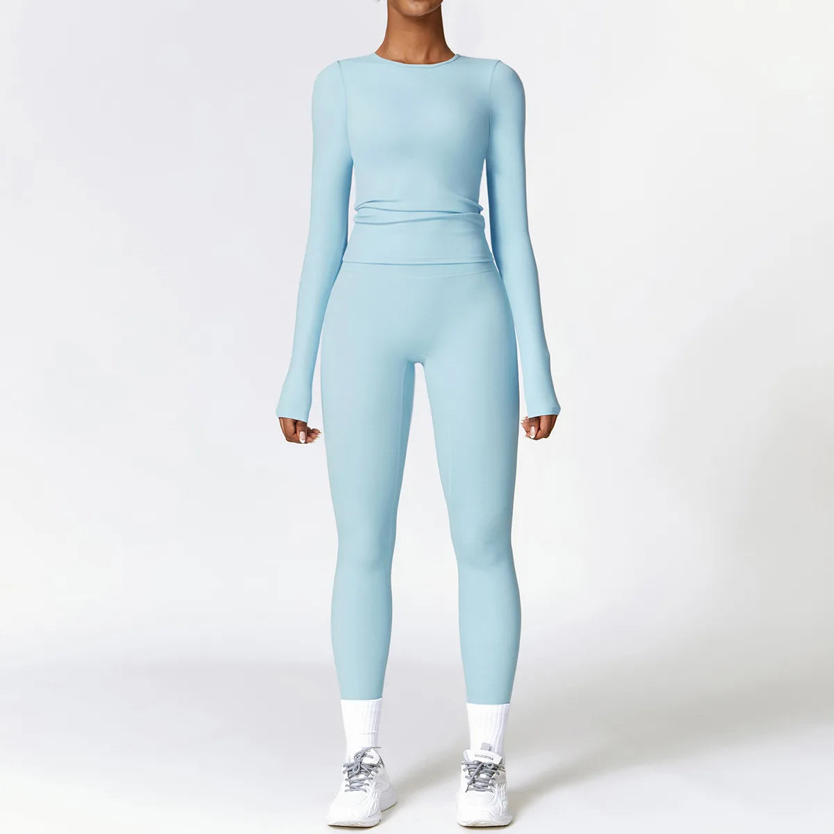 Seamless 2-Piece Yoga & Fitness Set – Nylon, Breathable - Willen