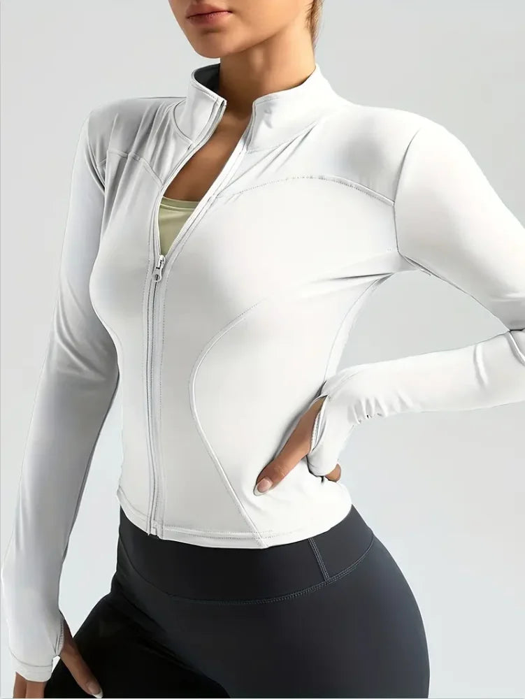 WarmFlex Yoga Jacket – Lightweight Slim-Fit Training Layer for Women - Willen