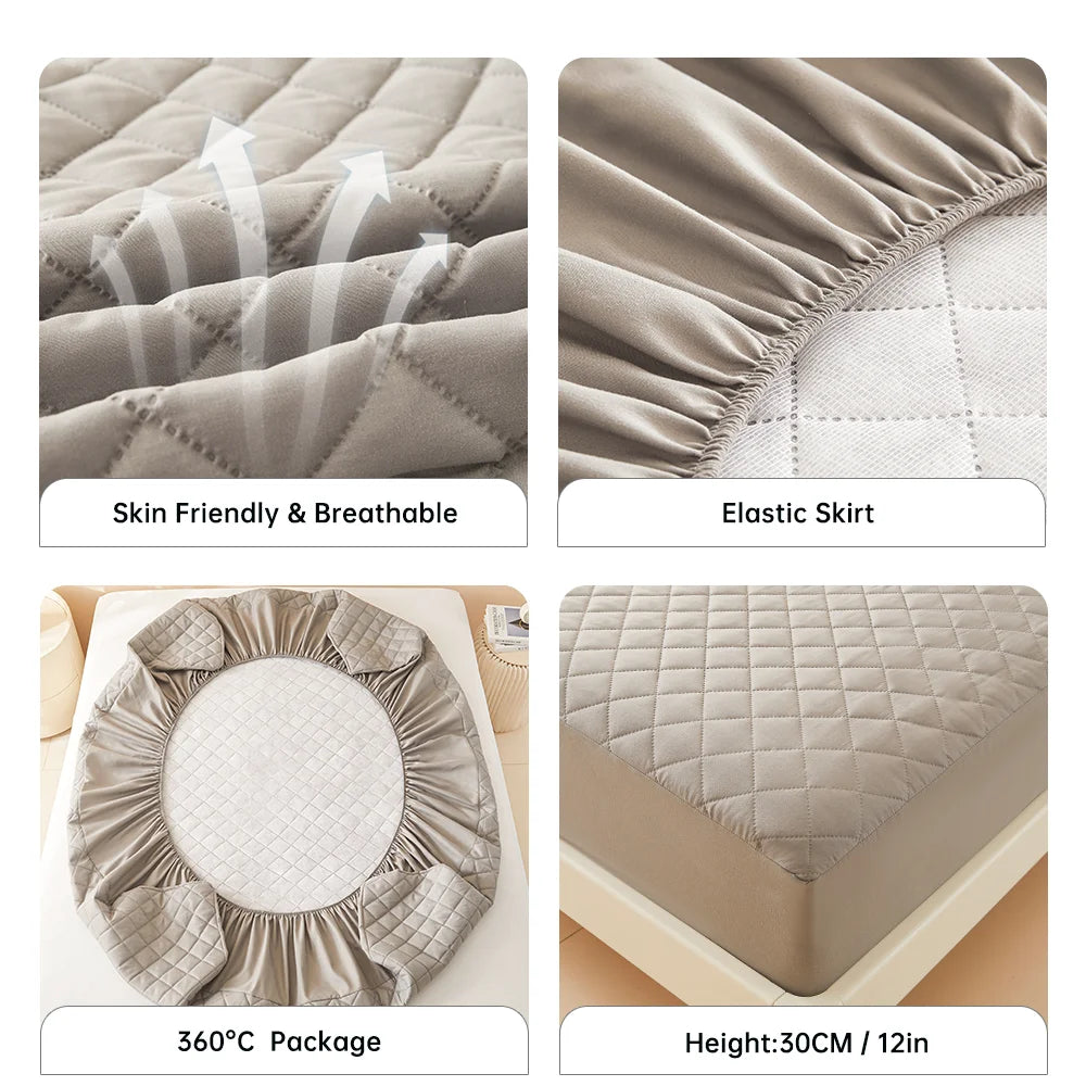 DryGuard 3D Mattress Protector – Waterproof, Breathable Fitted Cover for Home & Travel - Willen