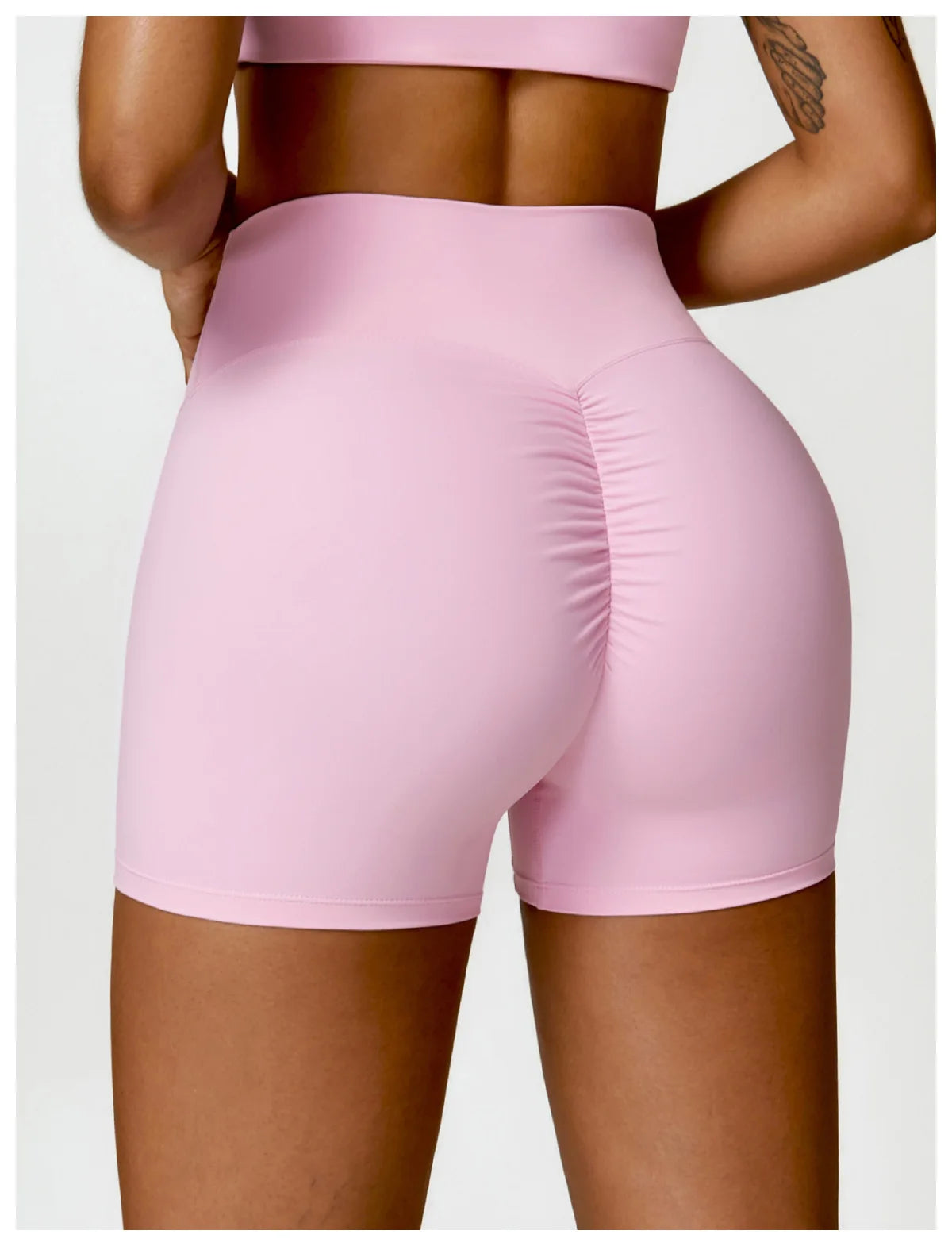 High-Waist Seamless Yoga Shorts – Breathable Stretch Fit for Active Comfort - Willen