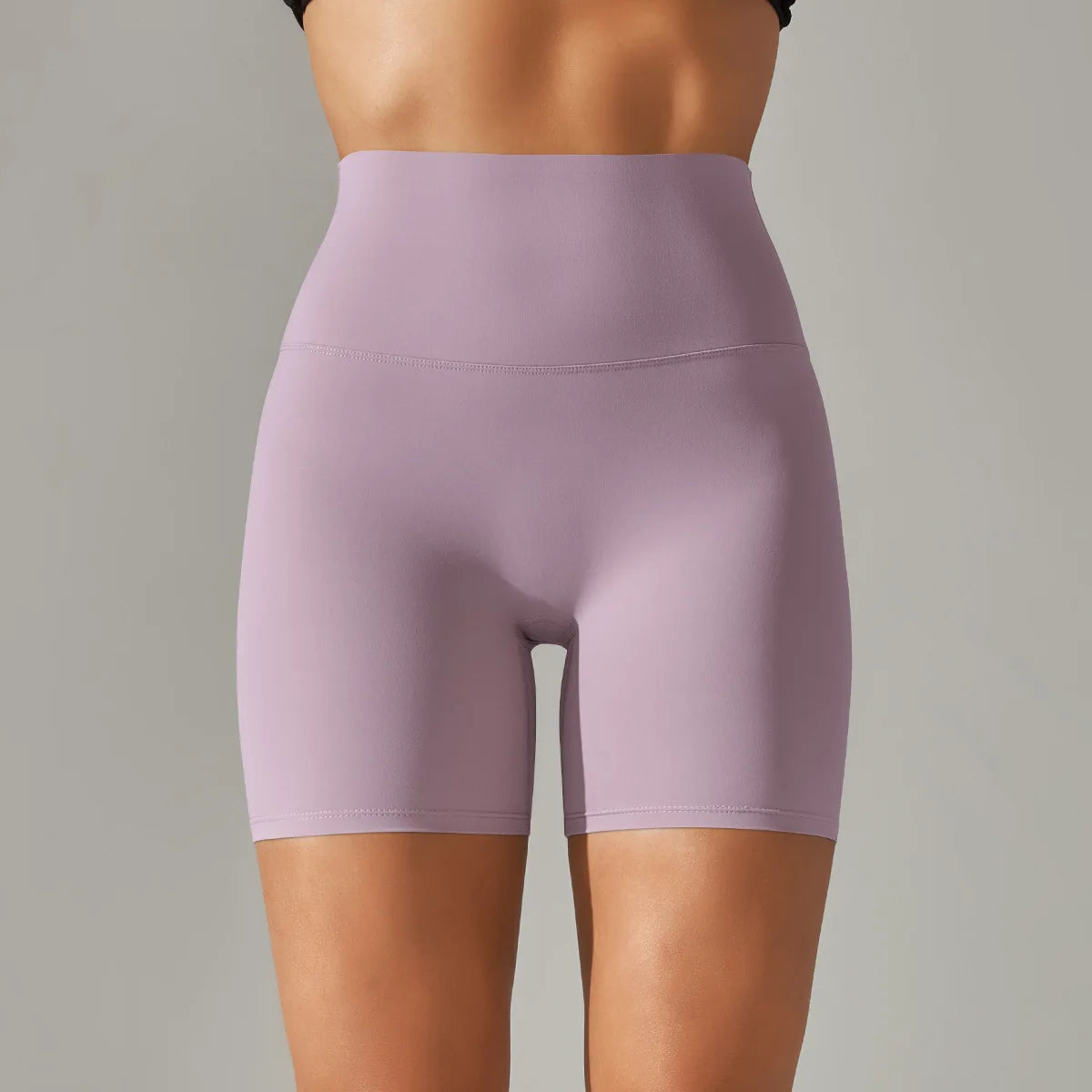 High-Waist Yoga Shorts – Seamless Nylon-Spandex Activewear for Women - Willen