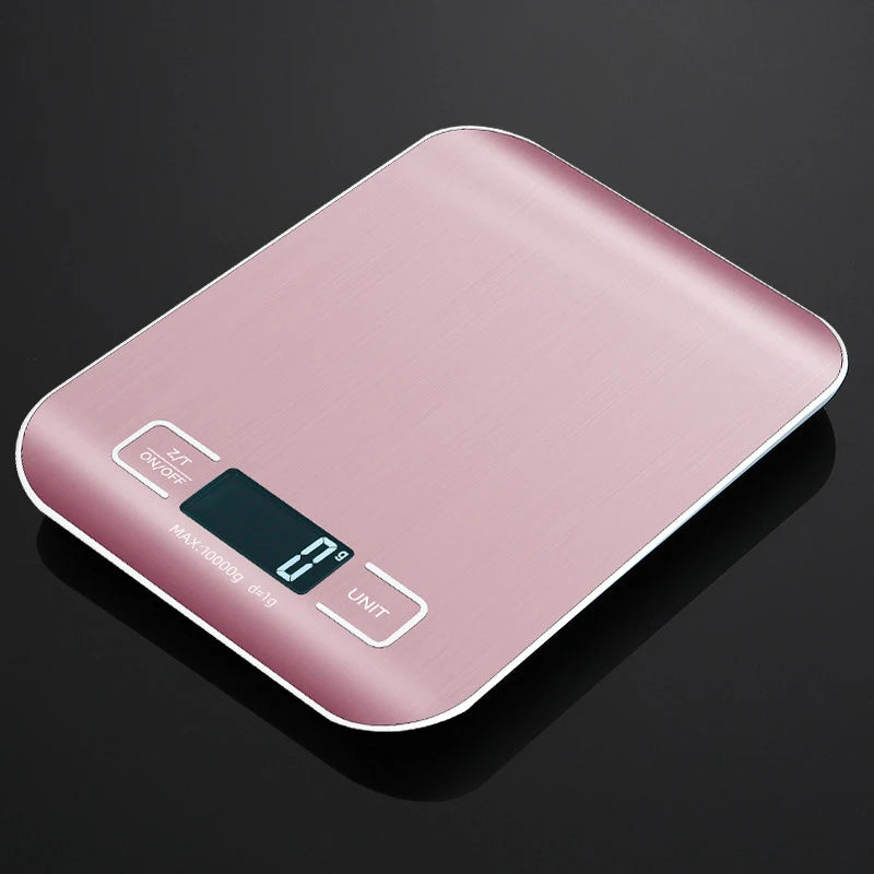 Digital Kitchen Scale – Stainless Steel, LCD Display, 5–10kg - Willen