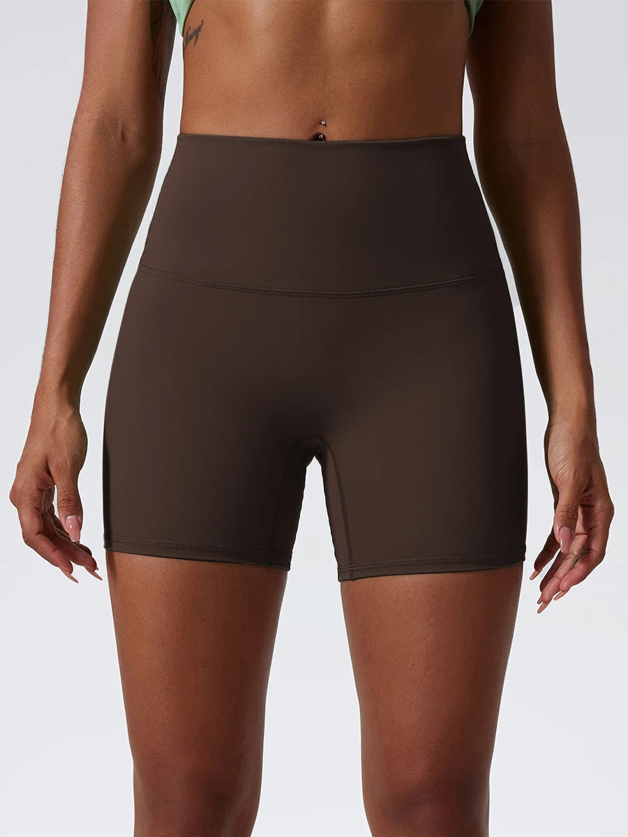 Seamless Yoga Shorts – High-Waist Stretch Design with Breathable Comfort - Willen