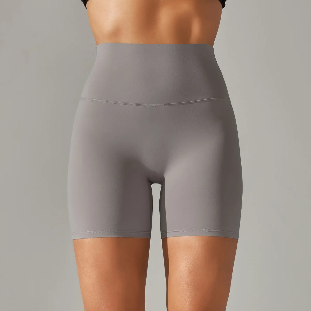 High-Waist Yoga Shorts – Seamless Nylon-Spandex Activewear for Women - Willen