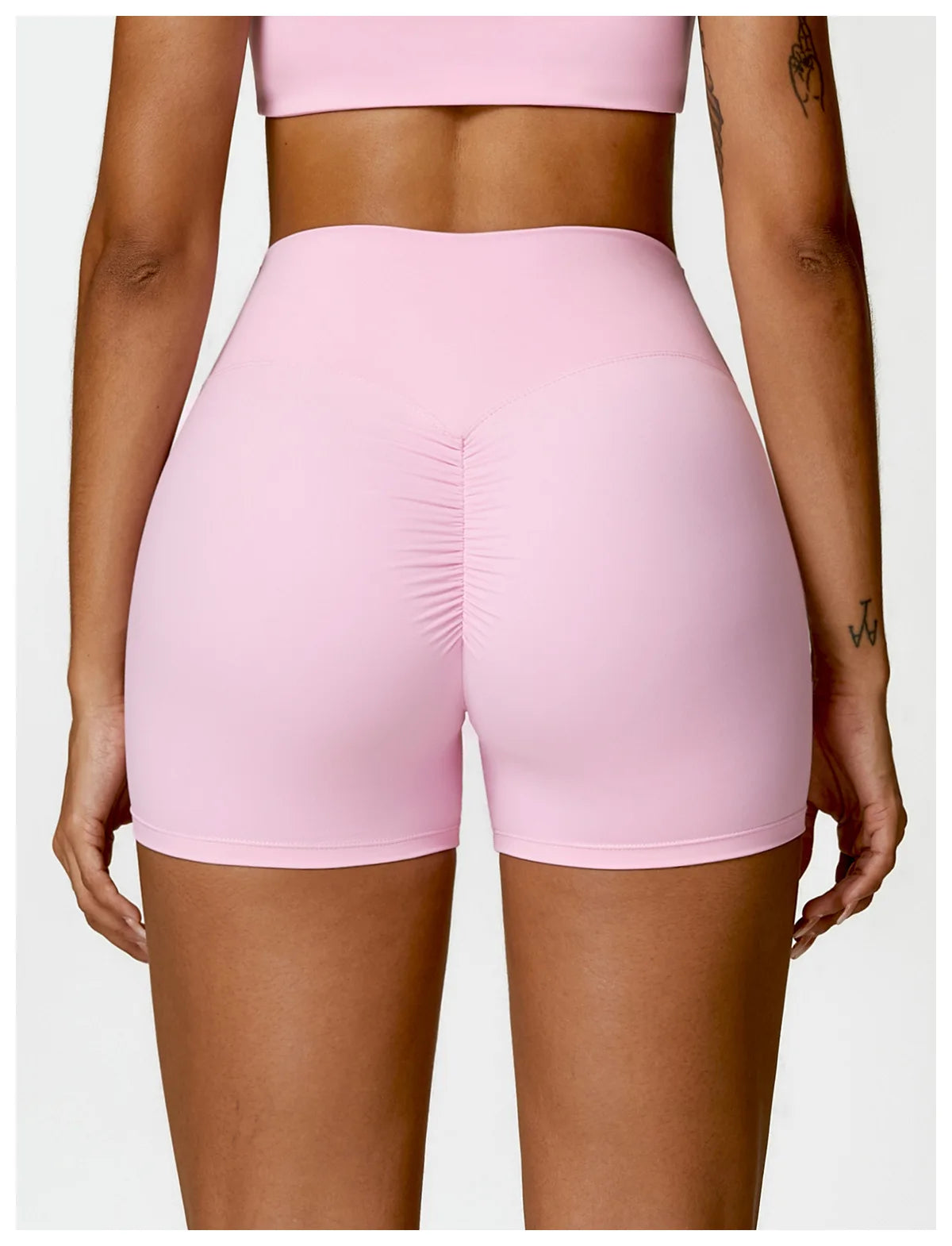 High-Waist Seamless Yoga Shorts – Breathable Stretch Fit for Active Comfort - Willen
