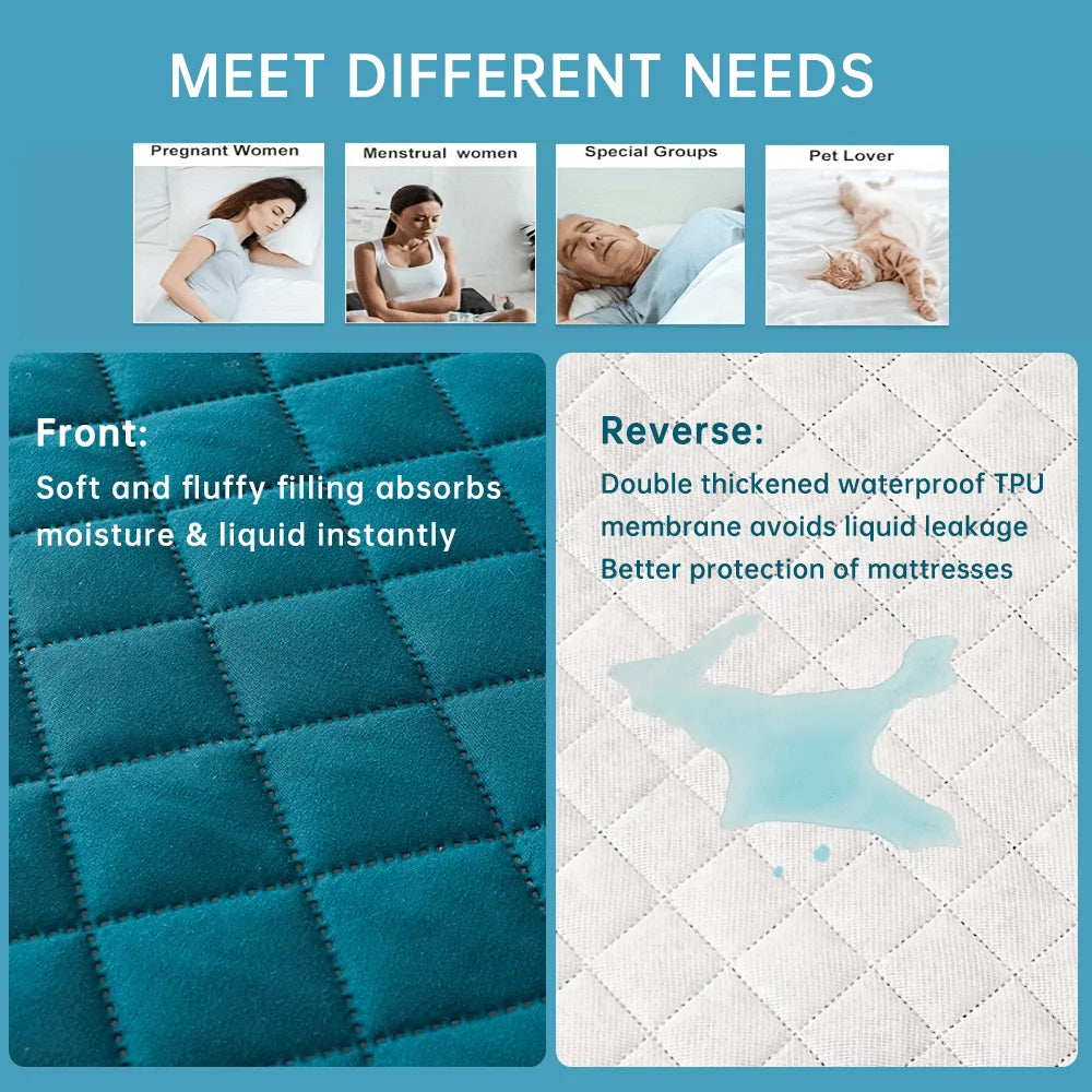 DryGuard 3D Mattress Protector – Waterproof, Breathable Fitted Cover for Home & Travel - Willen