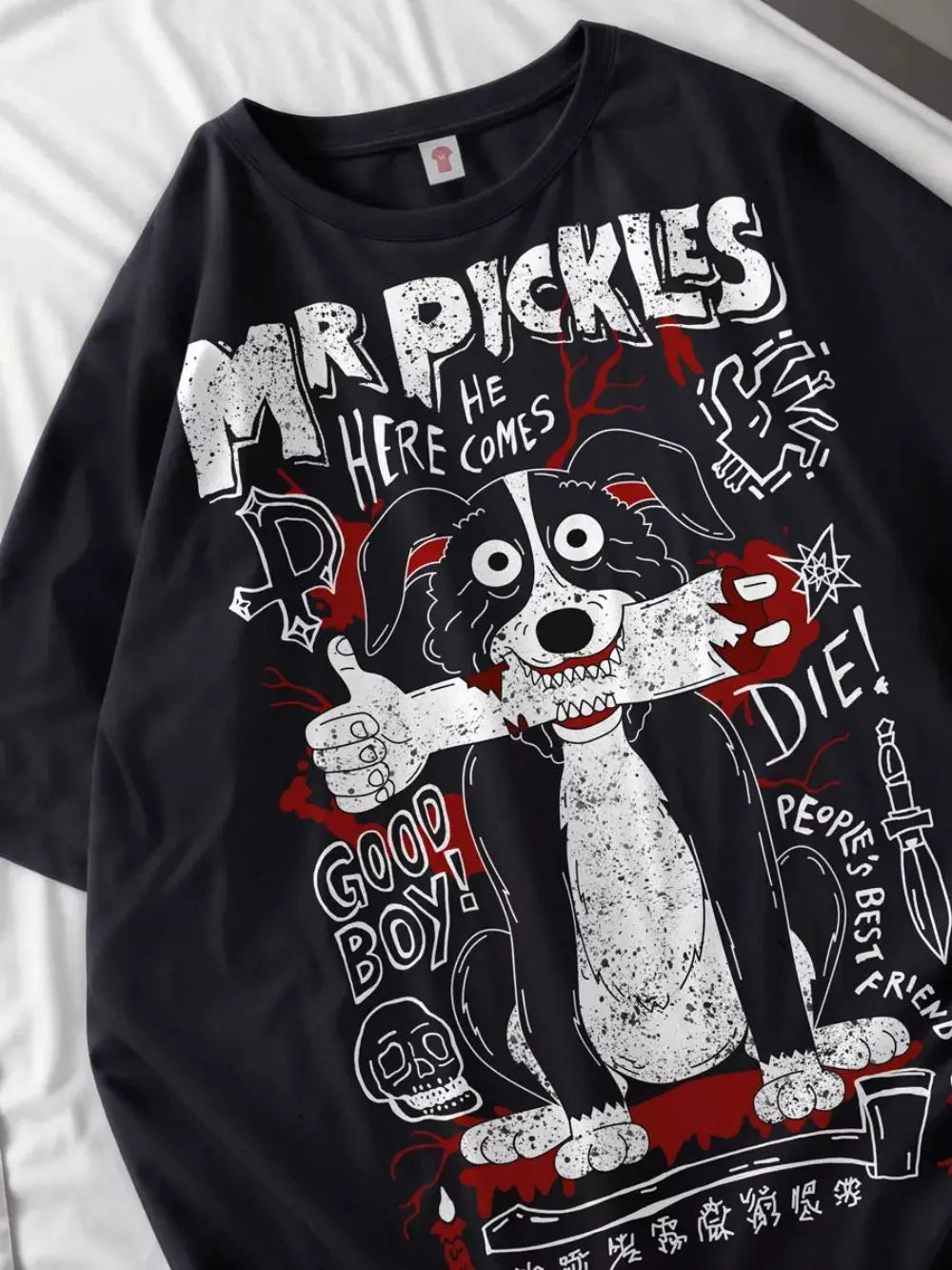 Urban Doberman Print Tee – Oversized Cotton T-Shirt - Willen