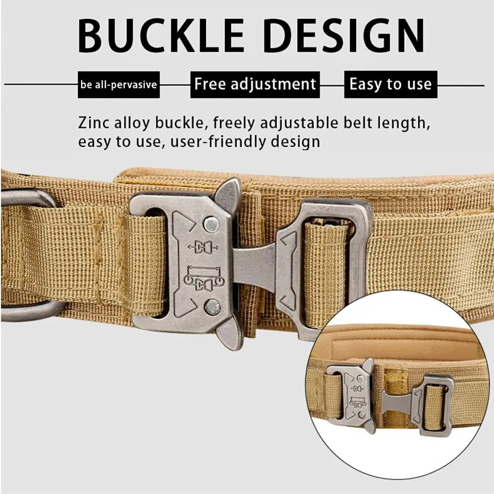 Heavy-Duty Dog Collar – Adjustable Nylon with Metal Buckle - Willen