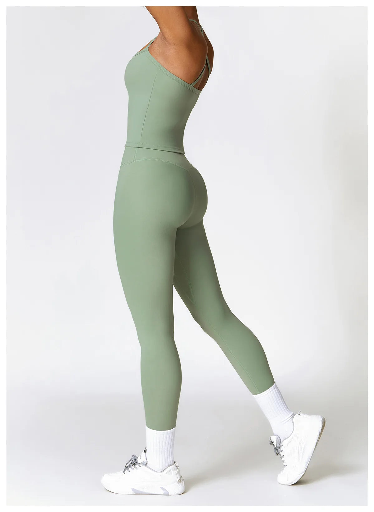 Seamless 2-Piece Yoga & Fitness Set – Nylon, Breathable - Willen