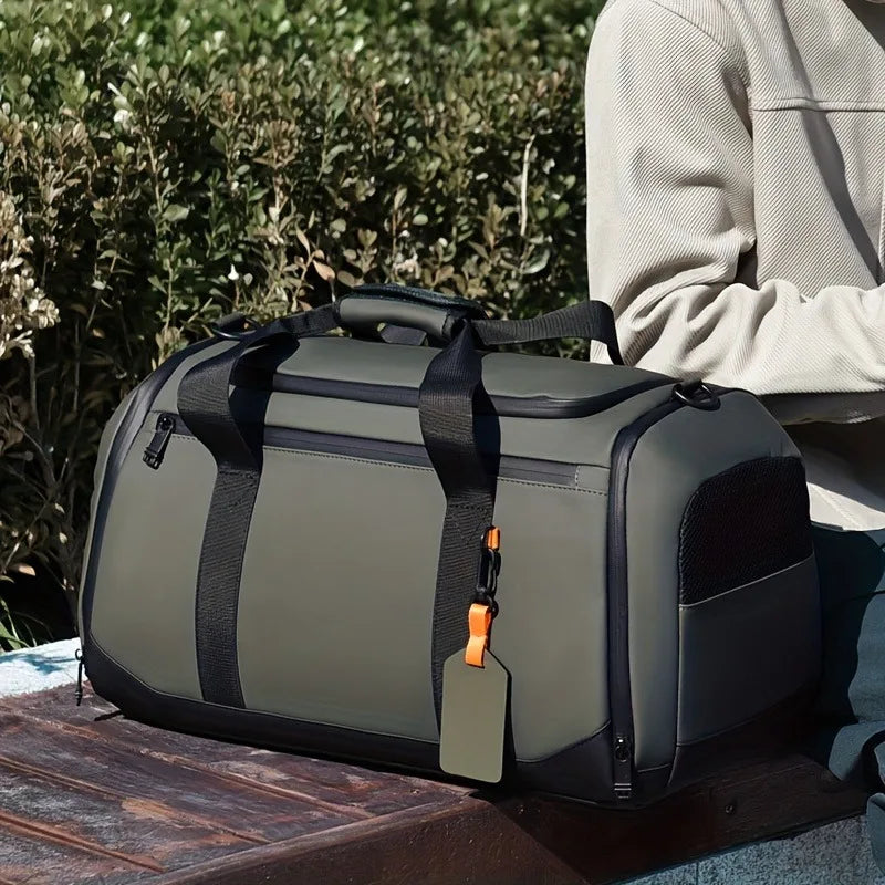 Large Travel Duffel Bag – Oxford Weekender with Wet Pocket & Multi-Compartments - Willen