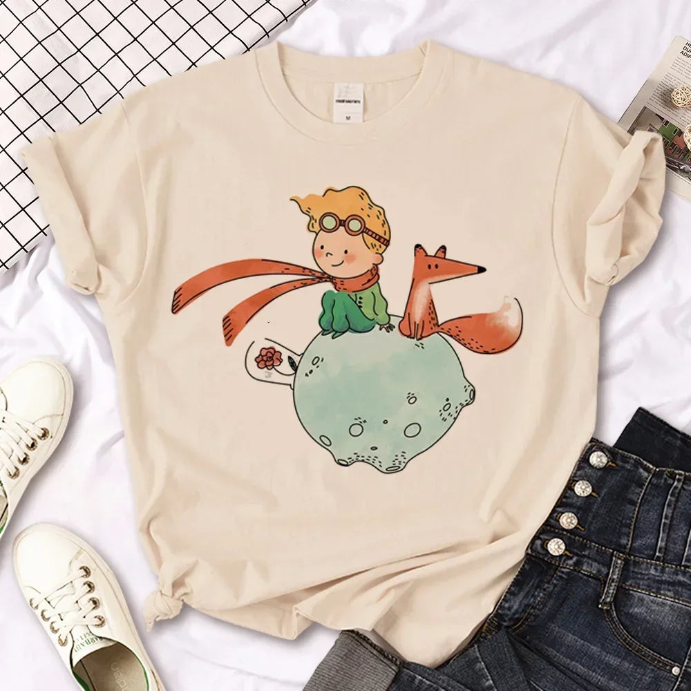 Celestial Prince Harajuku Tee – Unisex Polyester T-Shirt with Anime-Inspired Print - Willen