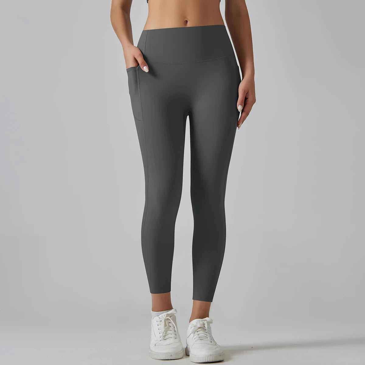 High-Waist Yoga Pants – Breathable Nylon-Spandex, Ankle-Length - Willen