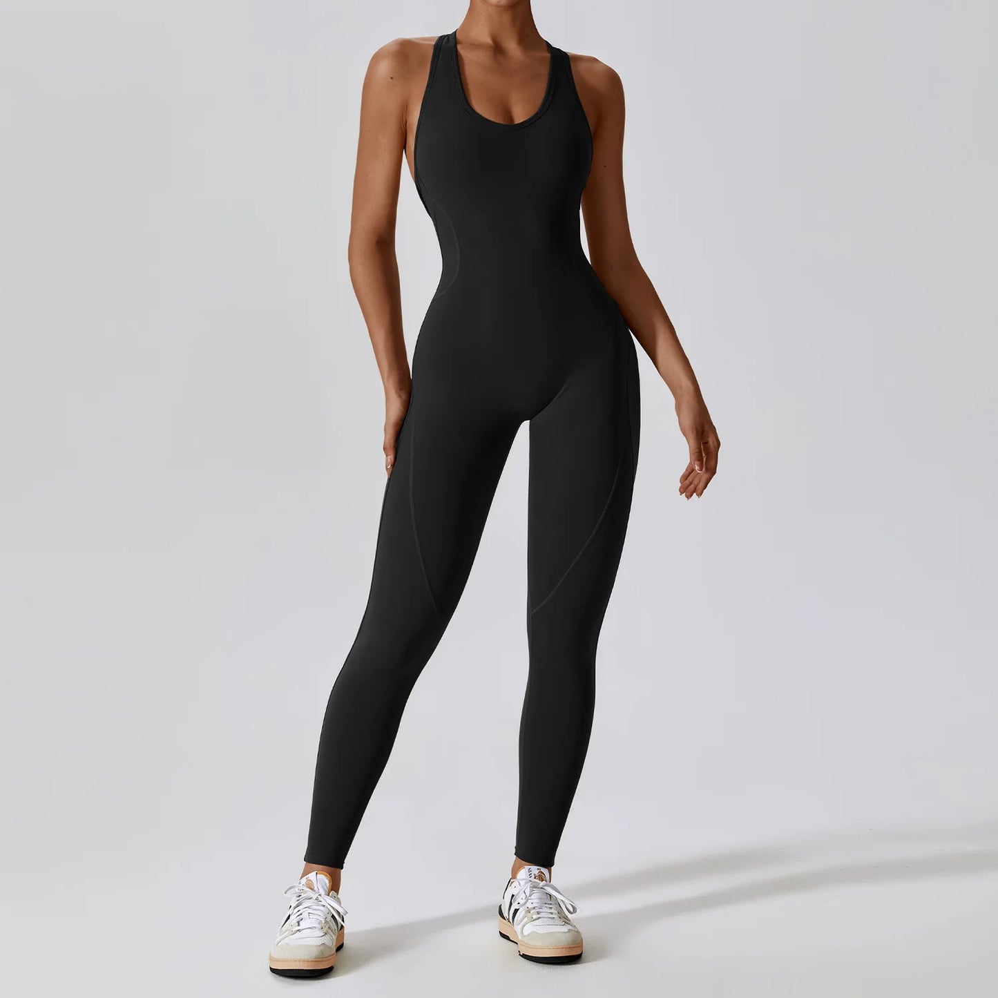 Seamless Workout Bodysuit – Sleeveless, Stretch Nylon-Spandex - Willen