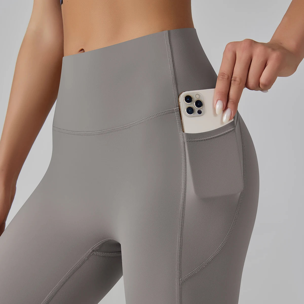 High-Waist Yoga Pants – Breathable Nylon-Spandex, Ankle-Length - Willen