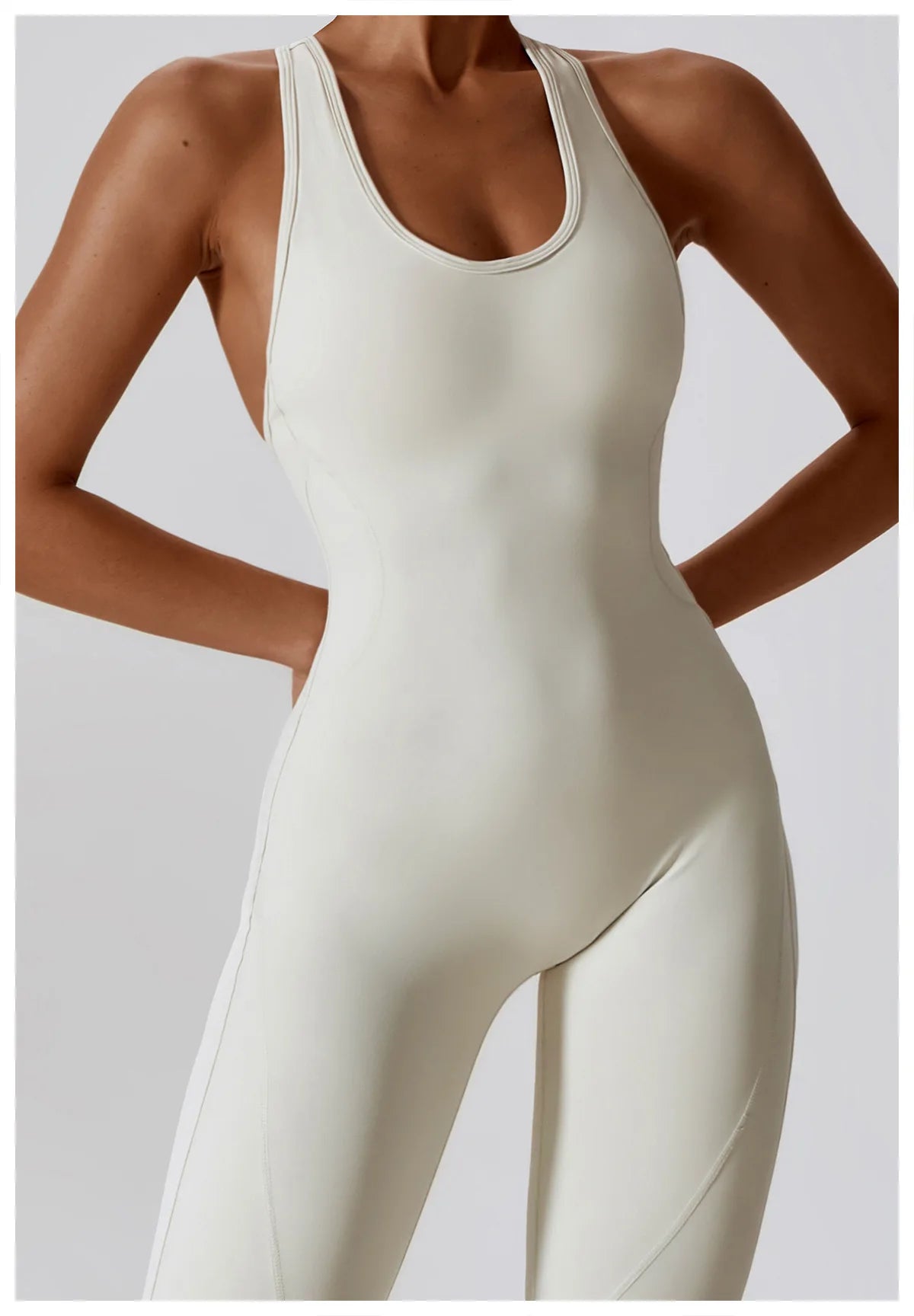 Seamless Workout Bodysuit – Sleeveless, Stretch Nylon-Spandex - Willen