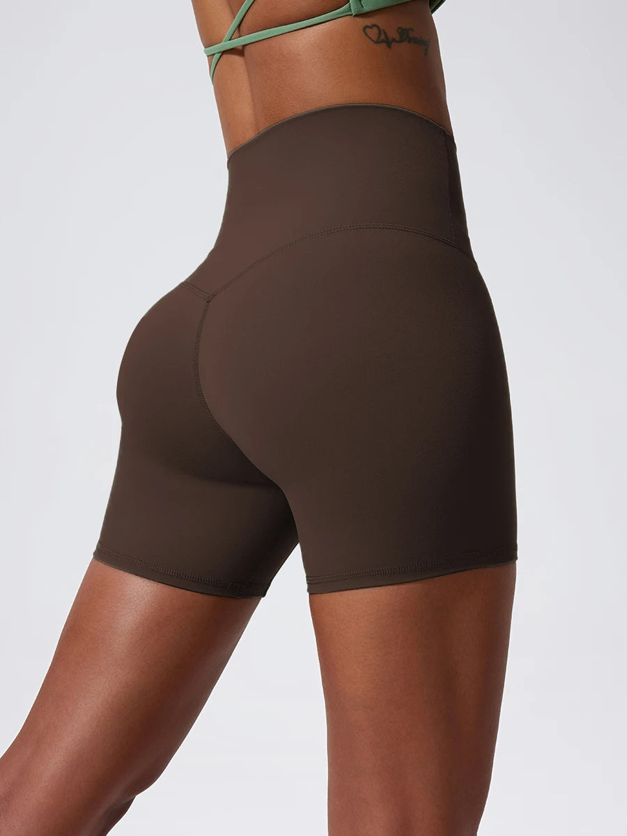 Seamless Yoga Shorts – High-Waist Stretch Design with Breathable Comfort - Willen