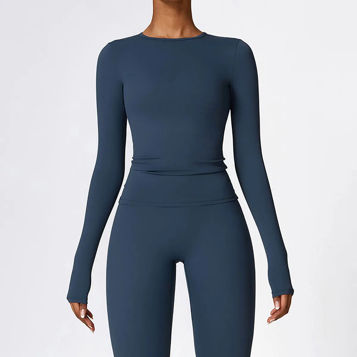 Thermal Long Sleeve Yoga Top – Quick-Dry Workout Shirt for Cold Weather - Willen