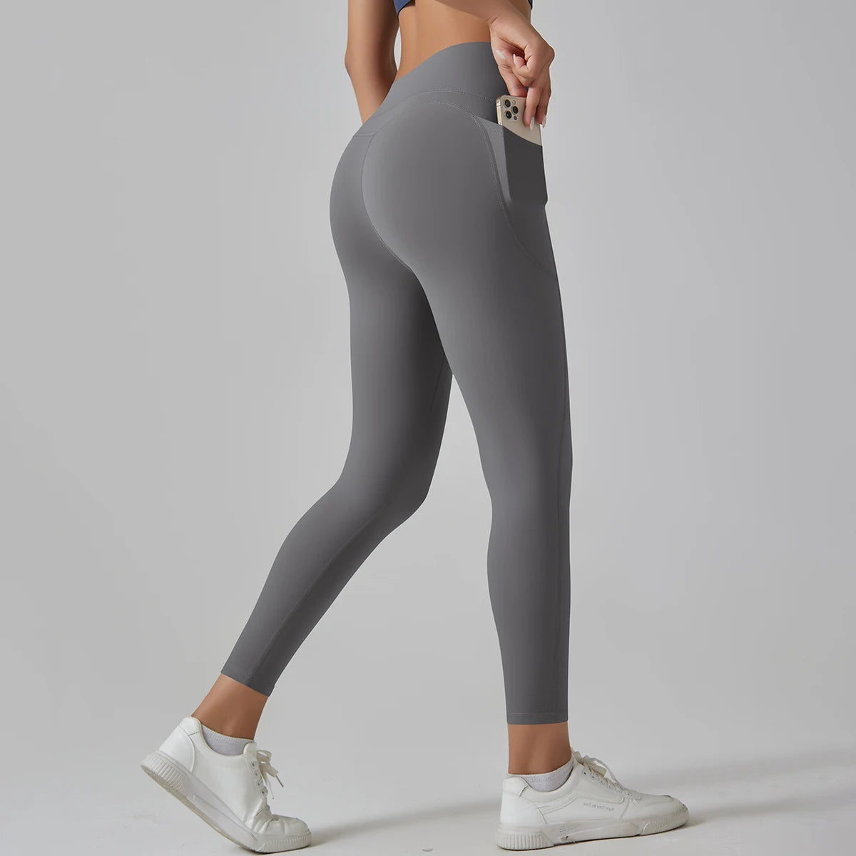 High-Waist Yoga Pants – Breathable Nylon-Spandex, Ankle-Length - Willen