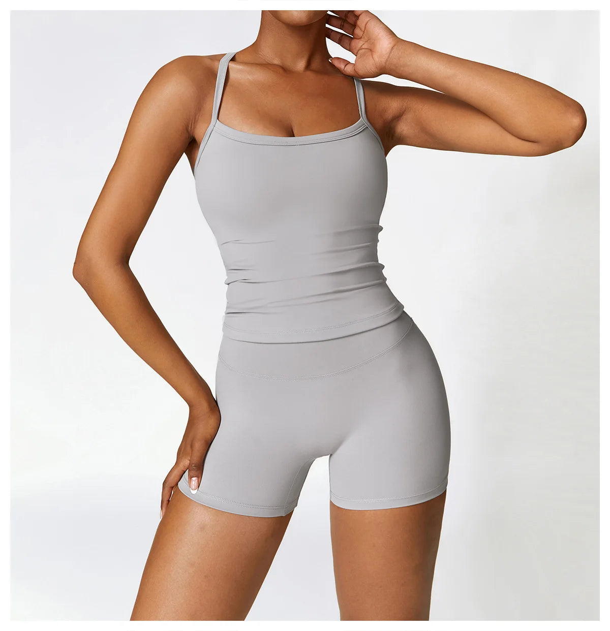 Seamless 2-Piece Yoga & Fitness Set – Nylon, Breathable - Willen