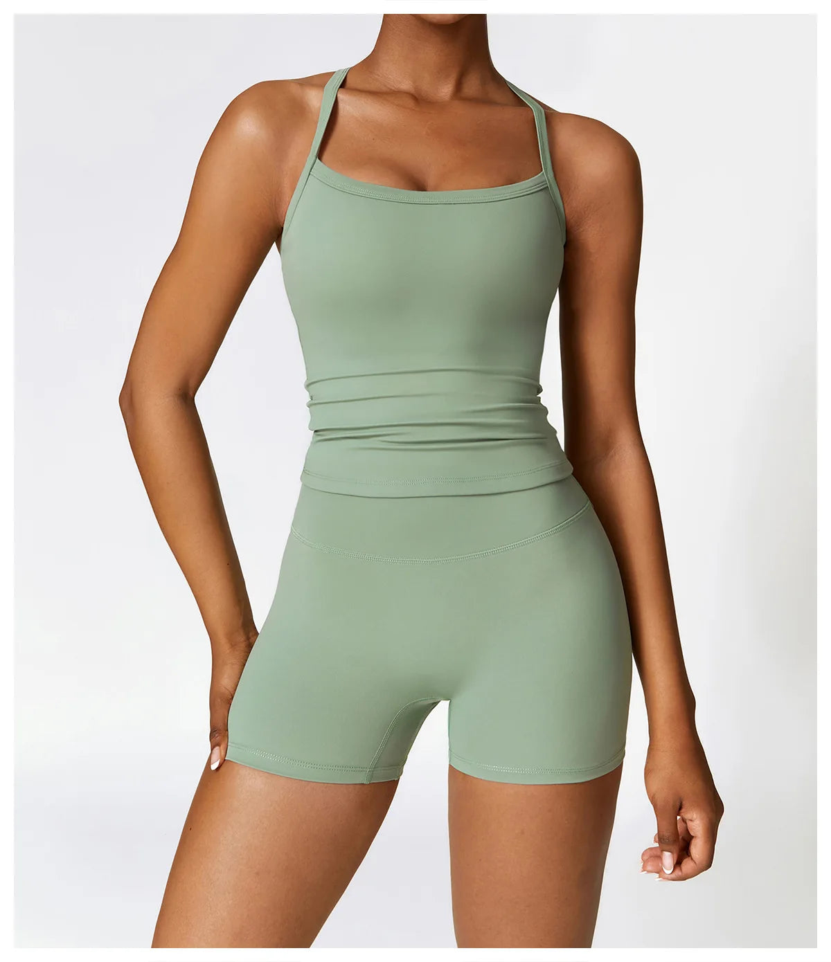 Seamless 2-Piece Yoga & Fitness Set – Nylon, Breathable - Willen