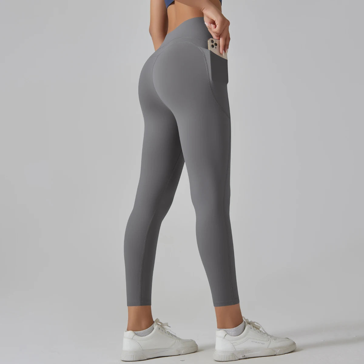 High-Waist Yoga Pants – Breathable Nylon-Spandex, Ankle-Length - Willen