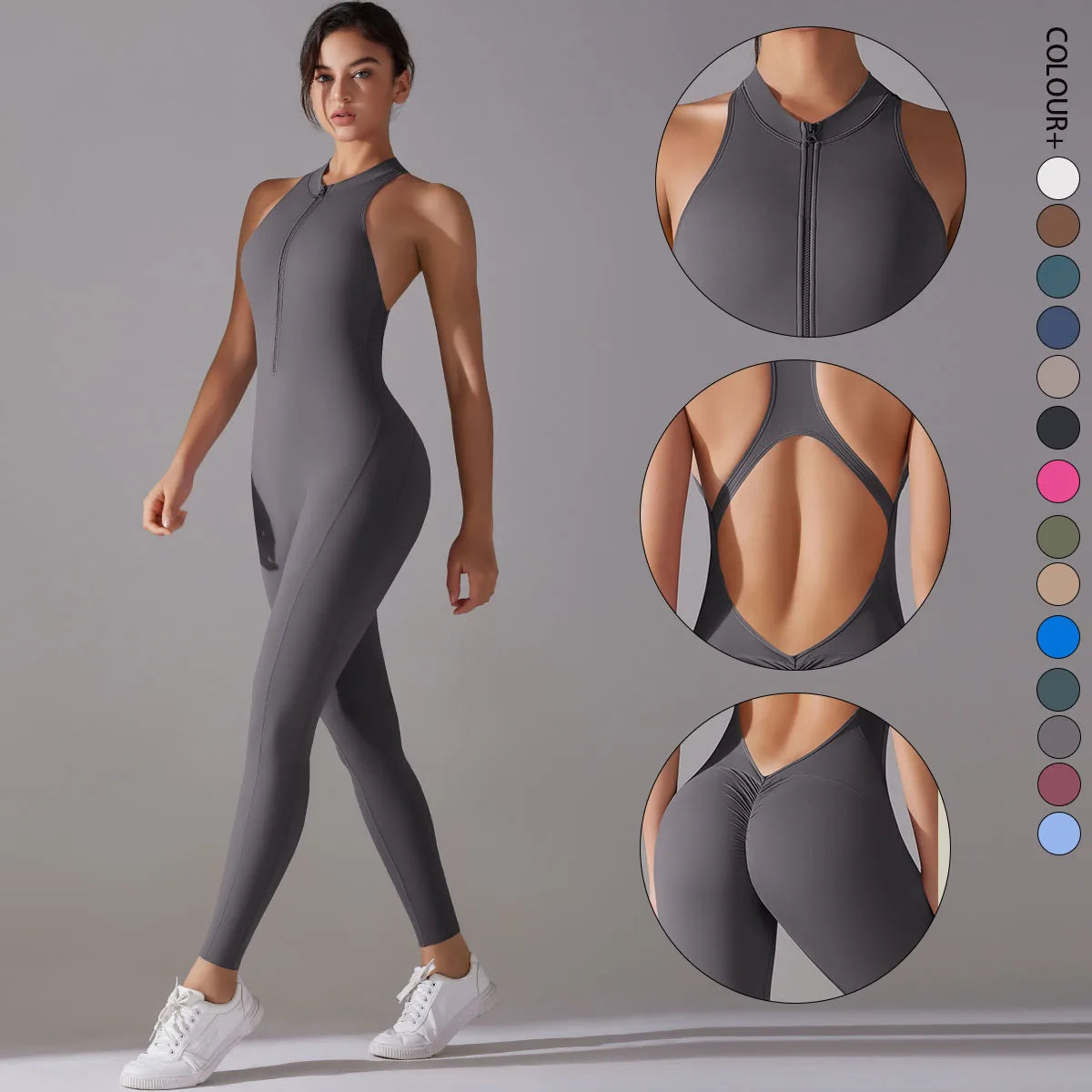 Seamless Active Bodysuit – Breathable Stretch One-Piece for Women - Willen