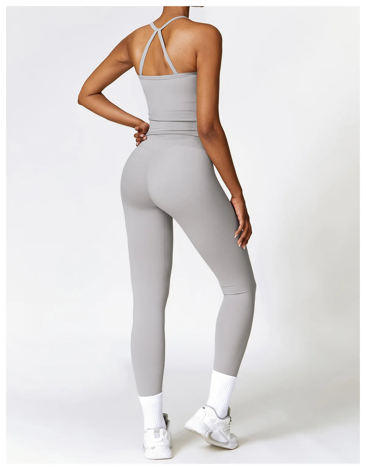 Seamless 2-Piece Yoga & Fitness Set – Nylon, Breathable - Willen