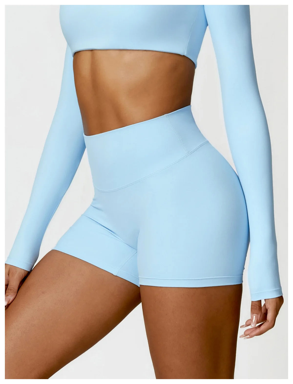 High-Waist Seamless Yoga Shorts – Breathable Stretch Fit for Active Comfort - Willen