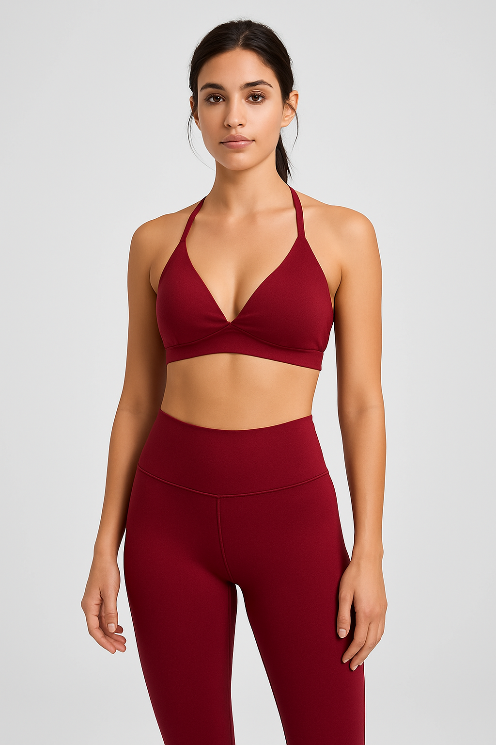 Open-Back Yoga Top – Seamless, Breathable, Padded - Willen