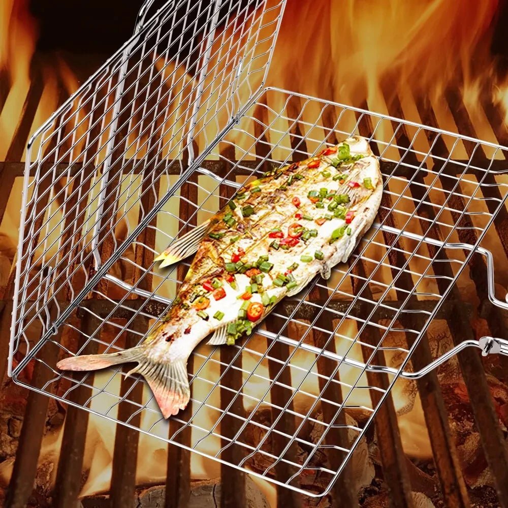 Willen GrillMate™ — Stainless Steel BBQ Grill Rack - Grill Mesh Mat | Willen