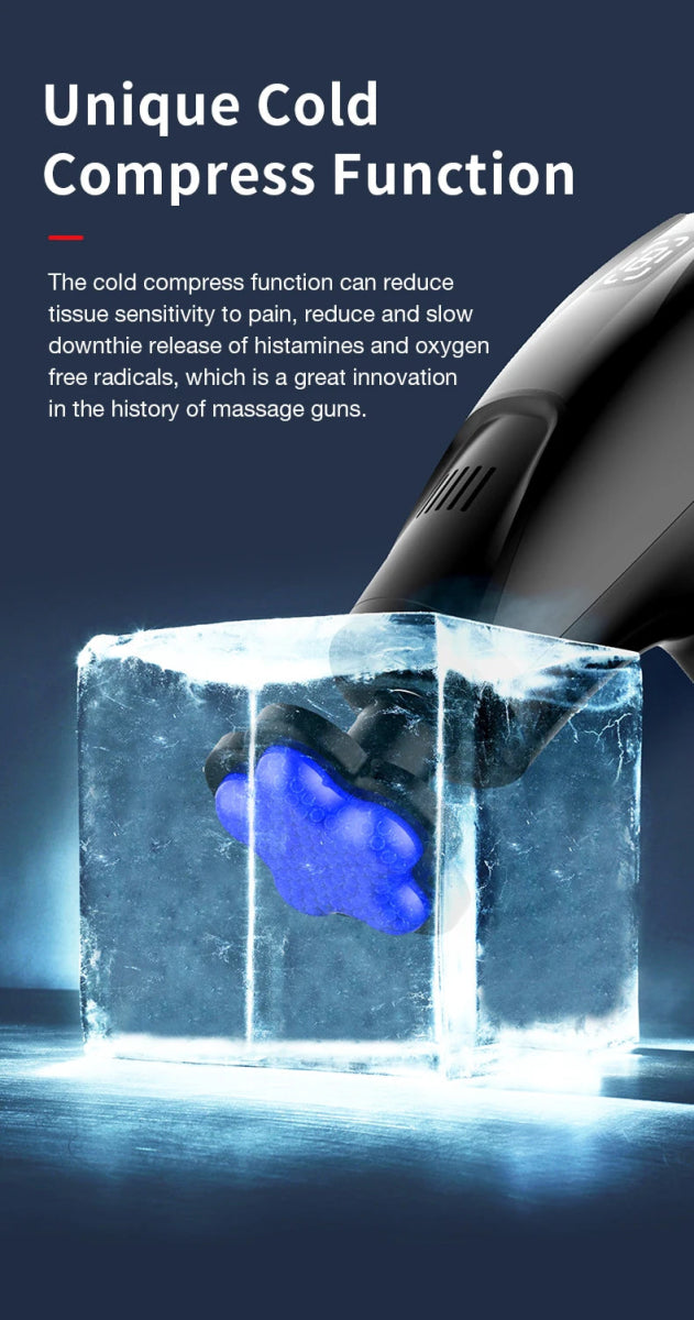 Willen IcePress™ — Muscle Recovery Massager - Percussion Massage Gun | Willen