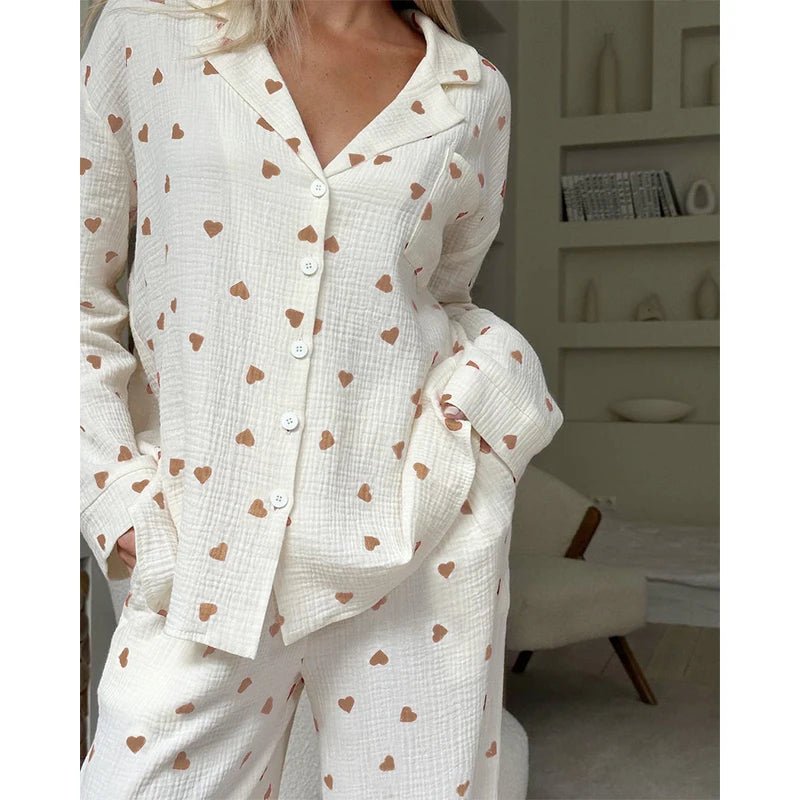 Willen LunaCotton™ — Long - Sleeve Pajama Set - Women's Pajama Set | Willen
