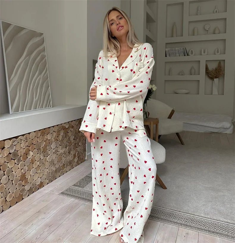 Willen LunaCotton™ — Long - Sleeve Pajama Set - Women's Pajama Set | Willen