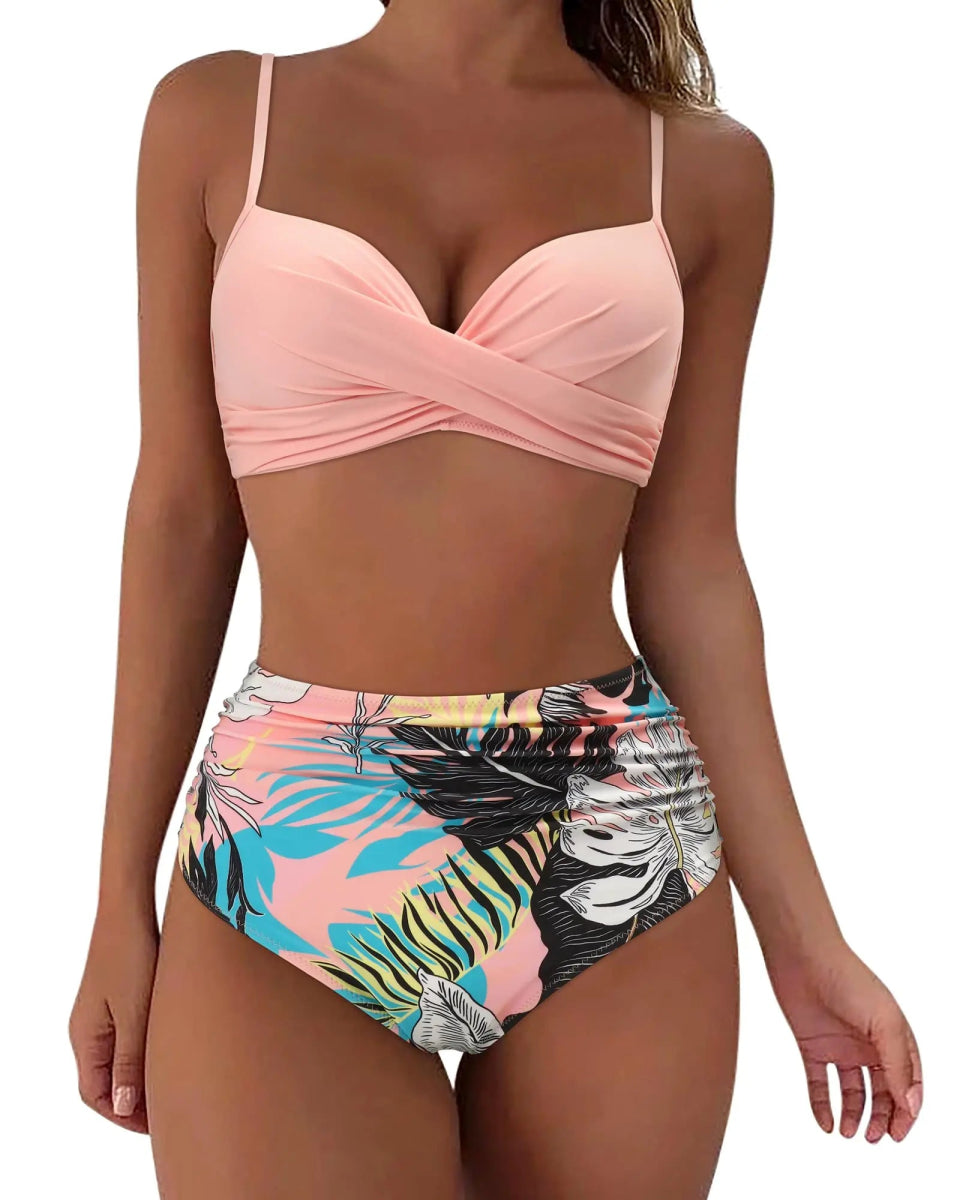 Willen Marelune™ — High - Waist Printed Bikini - Women's Bikini Set | Willen