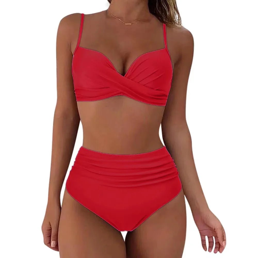 Willen Marelune™ — High - Waist Printed Bikini - Women's Bikini Set | Willen