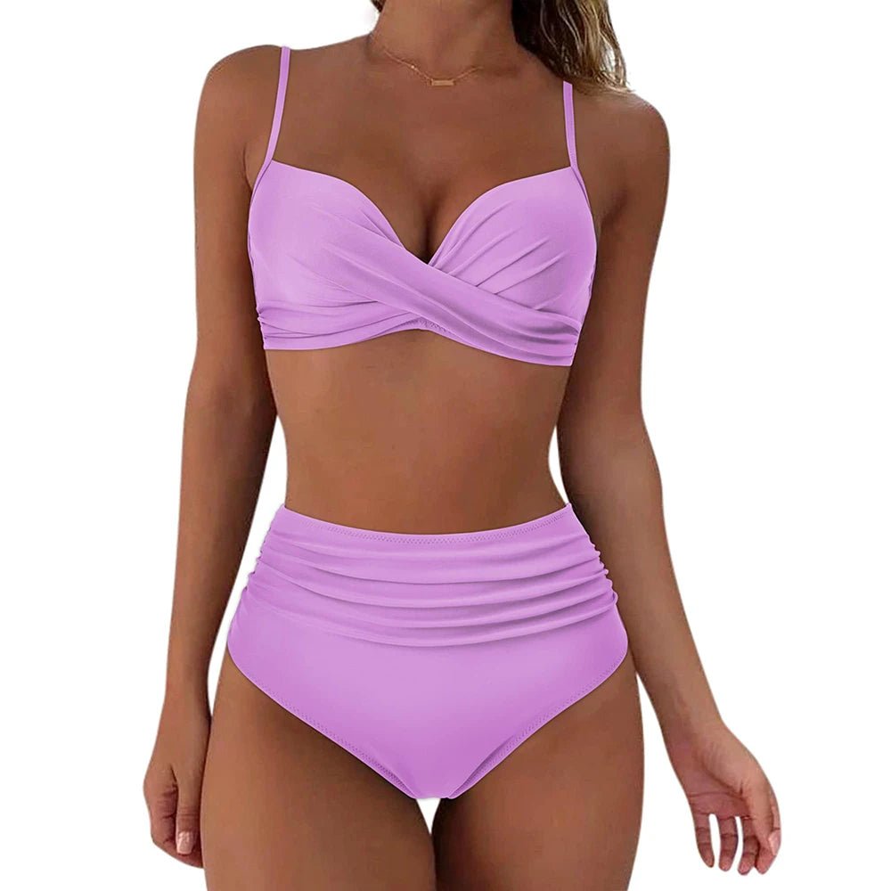 Willen Marelune™ — High - Waist Printed Bikini - Women's Bikini Set | Willen